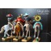 мексиканцы бандиты на конях Weston Toys 54-60мм цветные