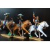 мексиканцы бандиты на конях Weston Toys 54-60мм цветные