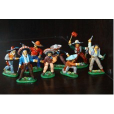 мексиканцы бандиты Weston Toys 54-60мм цветные мексиканцы бандиты Weston Toys 54-60мм цветные