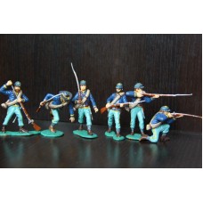 пехотинцы США (Marx - Classic Toy Soldiers) 54мм цветные пехотинцы США (Marx - Classic Toy Soldiers) 54мм цветные