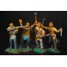 лесные индейцы гуроны 55-60мм Armies in Plastic цветные 