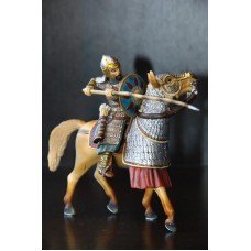 сарацин с копьем на коне рыцарь SCHLEICH 90-100мм ФРГ