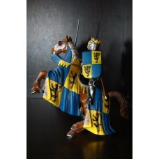 рыцарь на коне с мечем и щитом SCHLEICH 90-100мм ФРГ