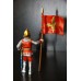 рыцарь с флагом SCHLEICH  90-100мм ФРГ