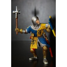 рыцарь с  боевым молотом SCHLEICH 90-100мм  ФРГ