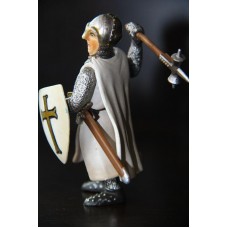 рыцарь крестоносец с боевым молотом SCHLEICH 90-100мм ФРГ