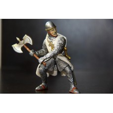 рыцарь крестоносец с топором SCHLEICH 90-100мм ФРГ
