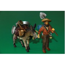 ковбой старатель золотошукач SCHLEICH 90-100мм ФРГ