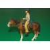 ковбой траппер золотоискатель на коне  SCHLEICH 90-100мм ФРГ