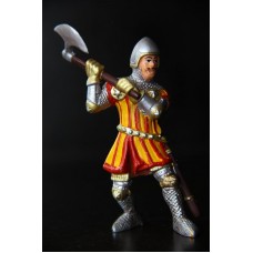 рыцарь с секирой 65-70мм BULLY BULLYLAND ФРГ мягкая резина