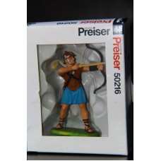 римлянин римский лучник ELASTOLIN PREISER 50216  70мм ФРГ  