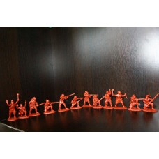 индейцы гуроны Armies in Plastic 54мм ПОЛНЫЙ НАБОР!