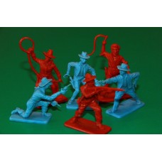 КОВБОЇ ковбои CRESCENT TOY 54мм АНГЛІЯ оригінал ЛЮКС повний набір