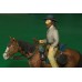 золотошукач трапер на коні SCHLEICH 90-100мм ФРГ ФРН