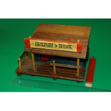 дерев`яний БУДИНОЧОК SHERIFF`s  OFFICE строение ГДР