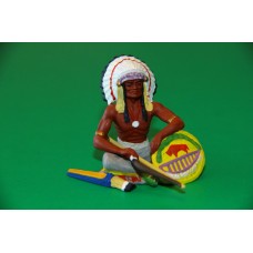 ІНДІАНЕЦЬ ВОЖДЬ ЩО СИДИТЬ З ЛУКОМ № 6839 индеец ELASTOLIN 70мм ФРГ ЛЮКС ІНДІАНЕЦЬ ВОЖДЬ ЩО СИДИТЬ З ЛУКОМ № 6839 индеец ELASTOLIN 70мм ФРГ ЛЮКС