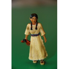 ІНДІАНСЬКА ДІВЧИНКА З ЛЯЛЬКОЮ индеец SCHLEICH 90-100мм ФРН ФРГ люкс!!