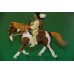 ПІДЛІТОК ІНДІАНЕЦЬ СІУ З ЛУКОМ на коні индеец SCHLEICH 90-100мм ФРГ ФРН ЛЮКС !!