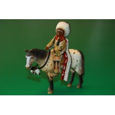 ІНДІАНЕЦЬ ВОЖДЬ СІУ на коні индеец SCHLEICH 90-100мм ФРГ ФРН ІНДІАНЕЦЬ ВОЖДЬ СІУ на коні индеец SCHLEICH 90-100мм ФРГ ФРН