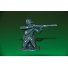ПІХОТИНЕЦЬ КОНФЕДЕРАТ солдатик фігурка  ARMIES in PLASTIC  54-60мм