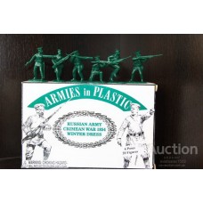 Российская пехота в зимней форме 1854г Крымская война Armies in Plastic 54мм набор №5583 Российская пехота в зимней форме 1854г Крымская война Armies in Plastic 54мм набор №5583