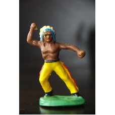 индеец ГДР 042 Бизонье Сердце Георг Блехтшмидт  ЖЕЛТАЯ РЕЗИНА
