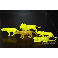 львы тигры животные DOMPLAST HEINERLE ФРГ набор львы тигры животные DOMPLAST HEINERLE ФРГ набор