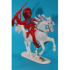 ковбой з карабіном на коні  JEAN HÖFLER 54мм ФРН ФРГ