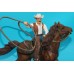 ковбой з ласо на коні SCHLEICH 90-100мм ФРН ФРГ уцінка