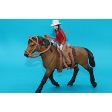вершниця наїзниця на коні SCHLEICH 90-100мм ФРН ФРГ номер по каталогу № 42112 вершниця наїзниця на коні SCHLEICH 90-100мм ФРН ФРГ номер по каталогу № 42112