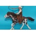 КОВБОЙ З ЛАСО-АРКАНОМ на коні SCHLEICH 90-100мм ФРН ФРГ
