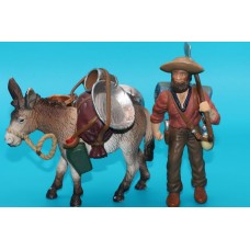 ЗОЛОТОШУКАЧ ковбой старатель SCHLEICH 90-100мм ФРГ